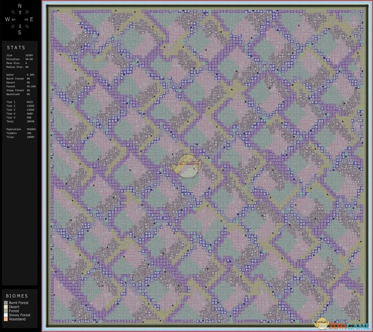 《七日杀》Phys1csGamez的森林生物特征特大城市地图MOD