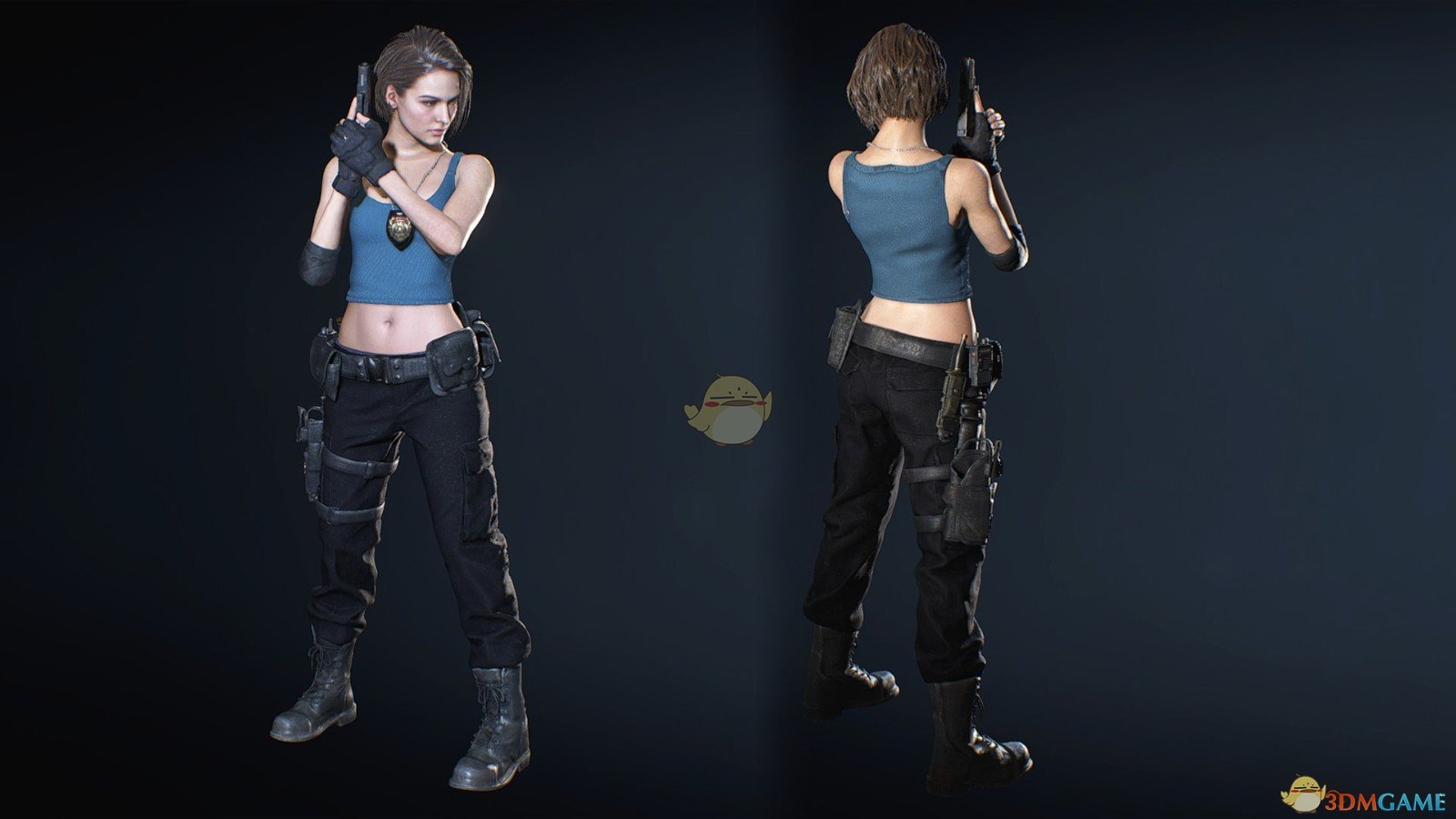 《生化危机3：重制版》吉尔原概念服黑色 补丁MOD