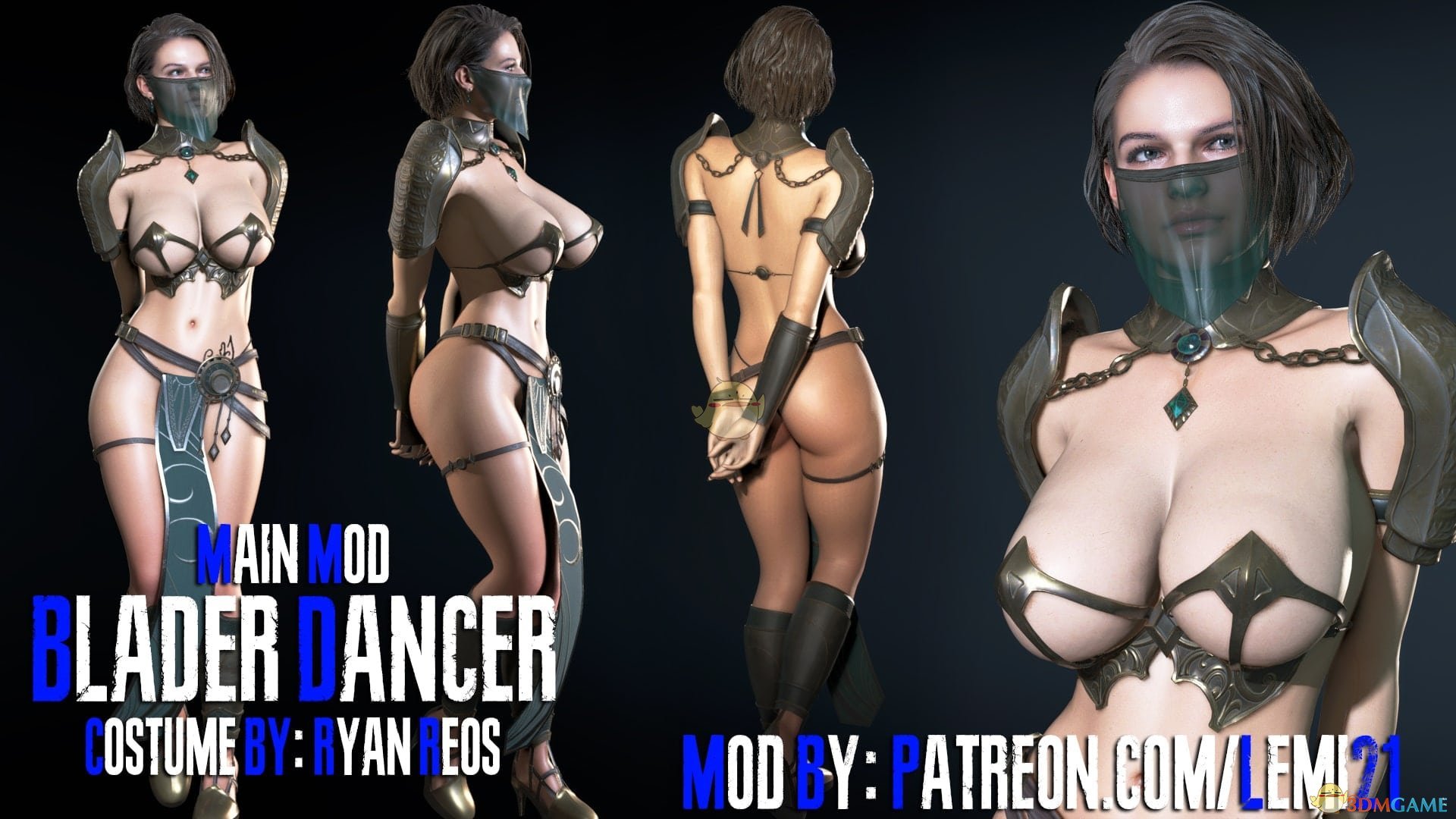 《生化危机3：重制版》吉尔雇佣兵刀锋舞者MOD