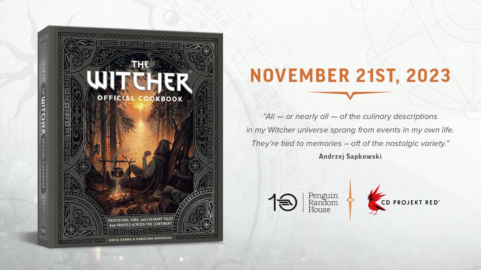 《巫师》官方食谱宣布11月21日发售 定价35美元