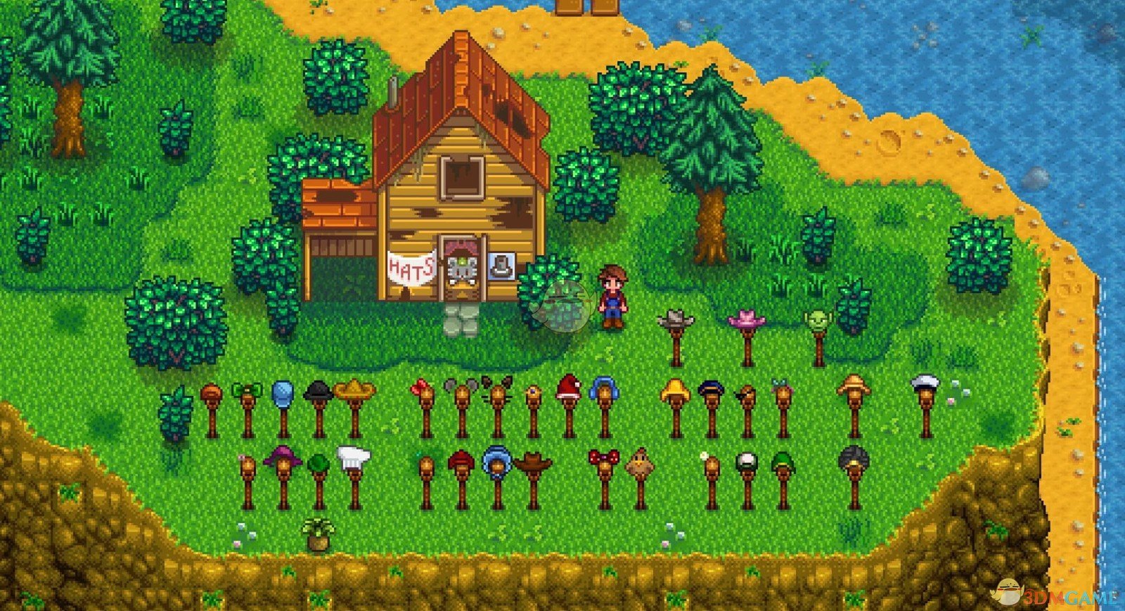 《星露谷物语》帽子老鼠陈列MOD