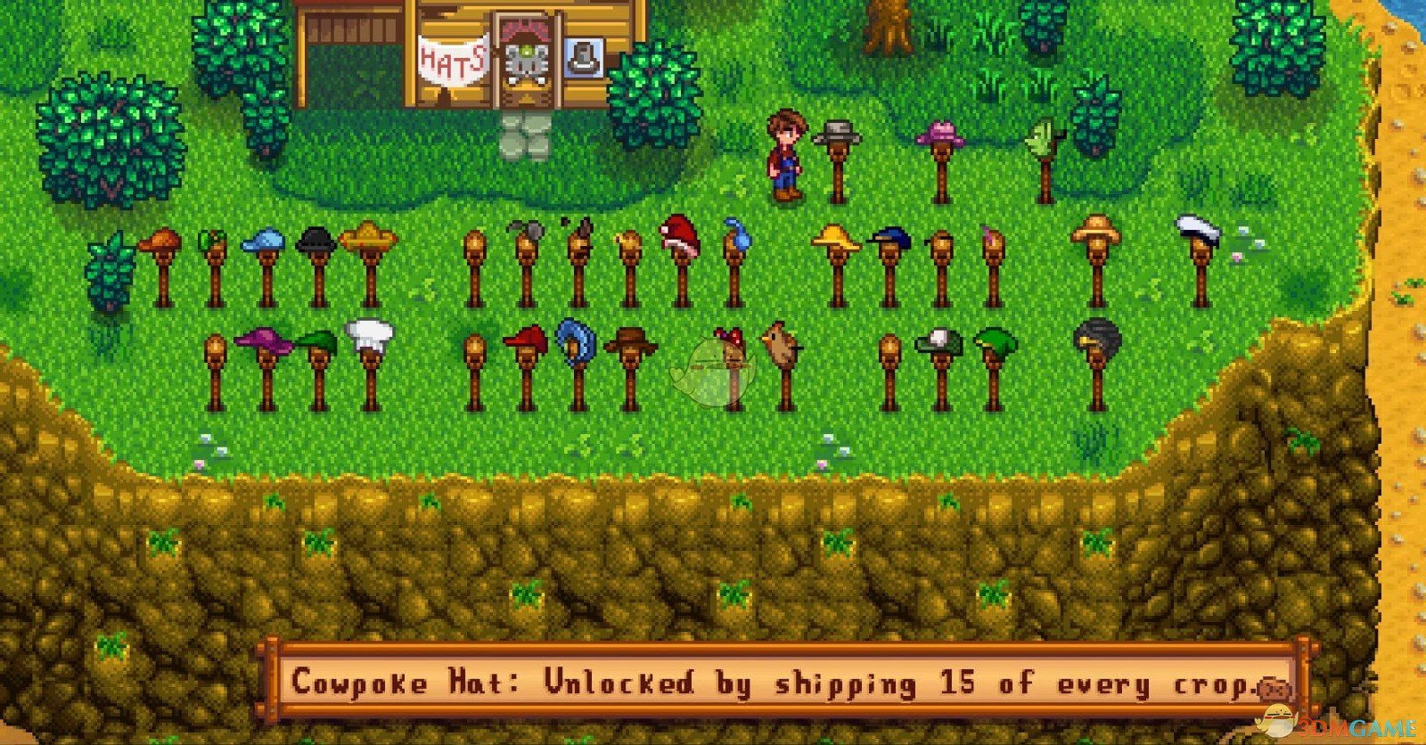 《星露谷物语》帽子老鼠陈列MOD