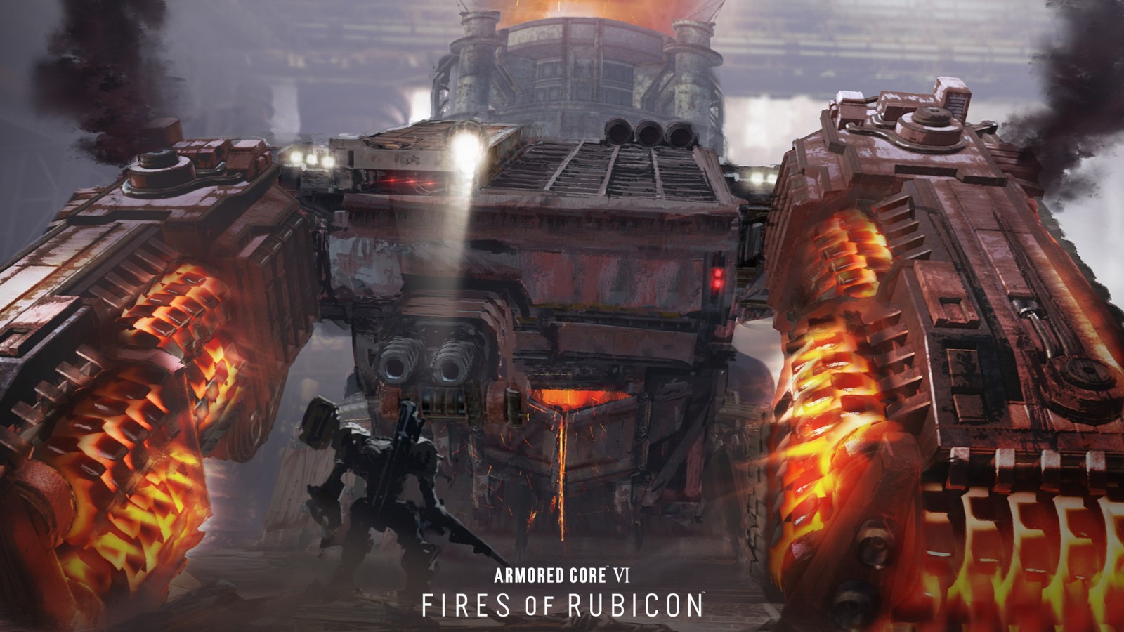 《装甲核心6》新概念图公布 巨型机械Boss太震撼了