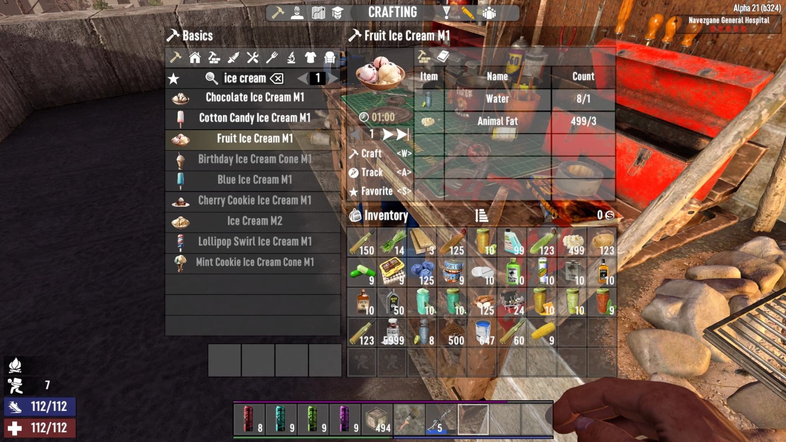 《七日杀》餐点和甜点A21MOD