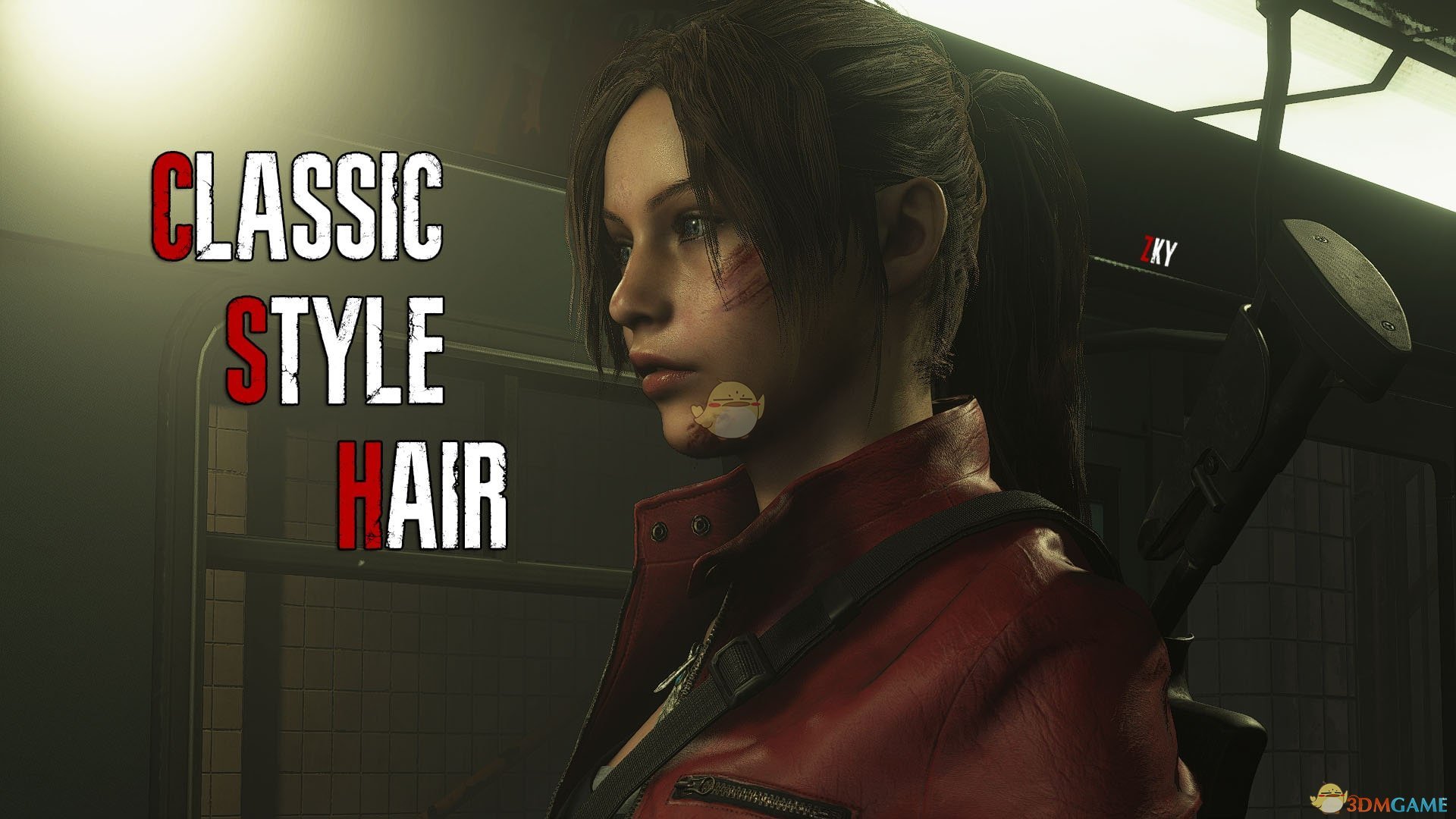 《生化危机3：重制版》克莱尔re3 经典发型补丁MOD