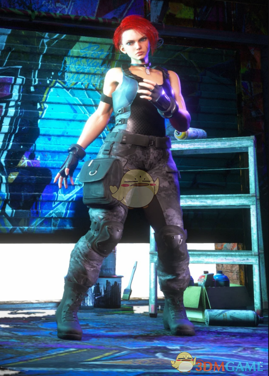 《街头霸王6》嘉米的军队风格短发和衣服MOD