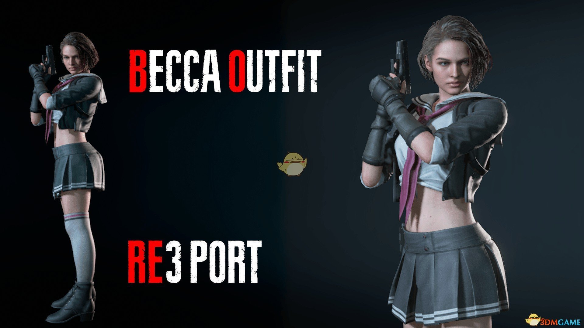 《生化危机3：重制版》吉尔贝卡水手服MOD