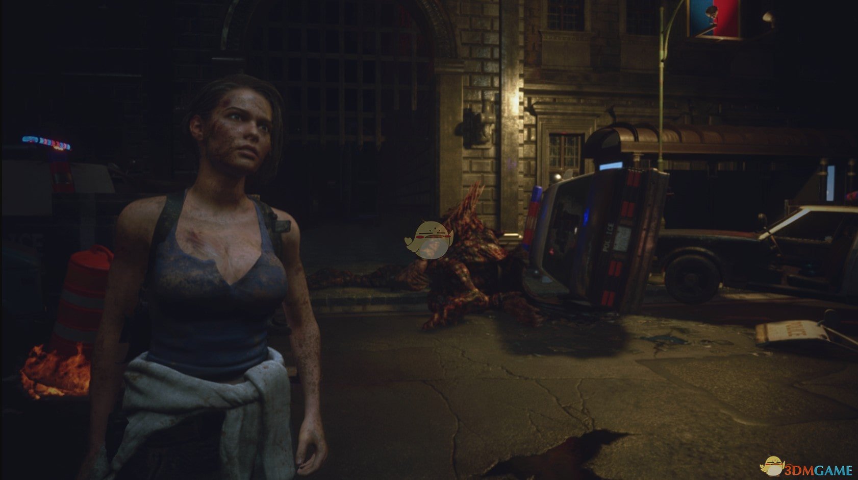 《生化危机3：重制版》经典吉尔搭配默认衬衫MOD