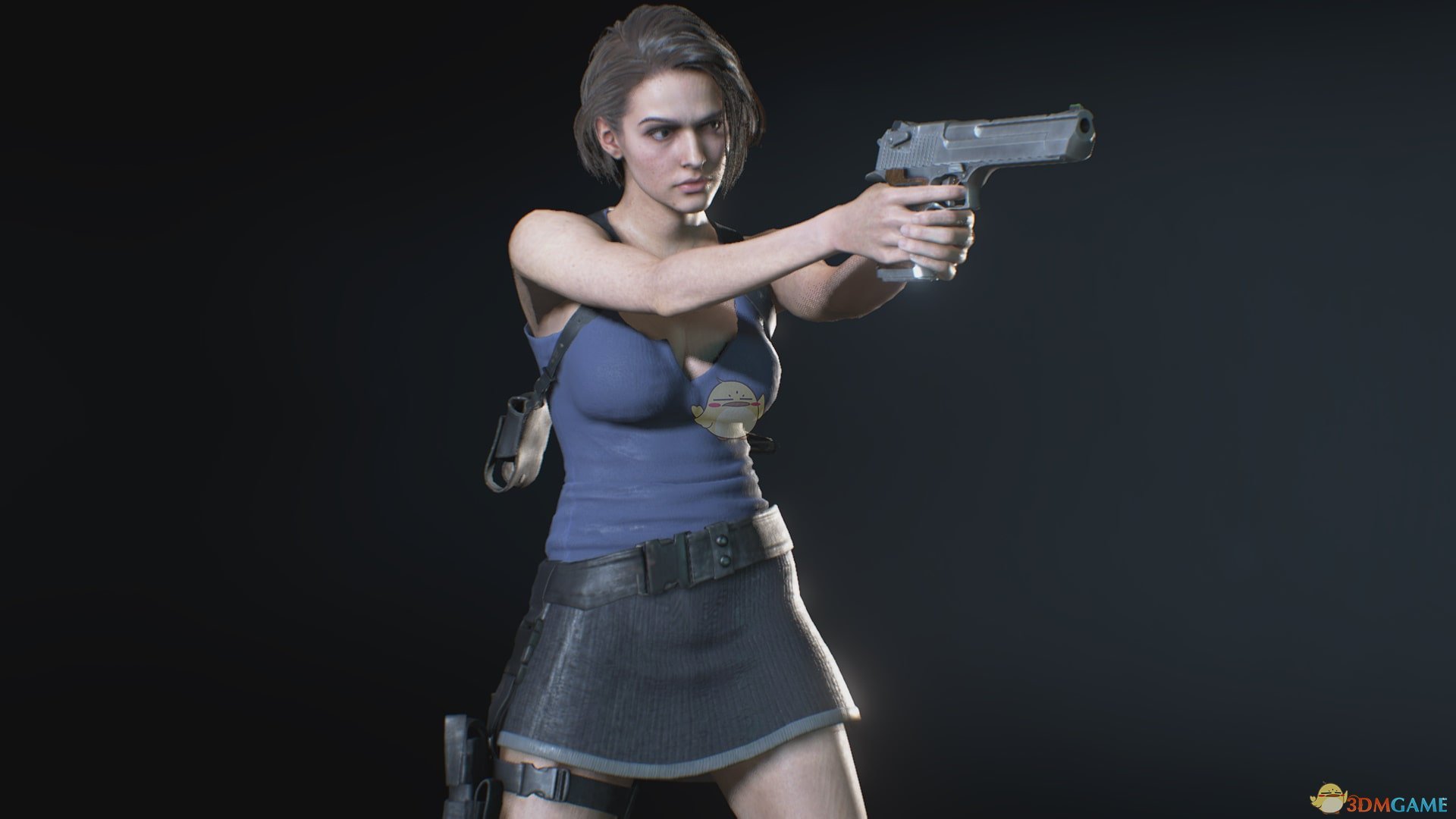 《生化危机3：重制版》新经典吉尔搭配衬衫无毛衣MOD