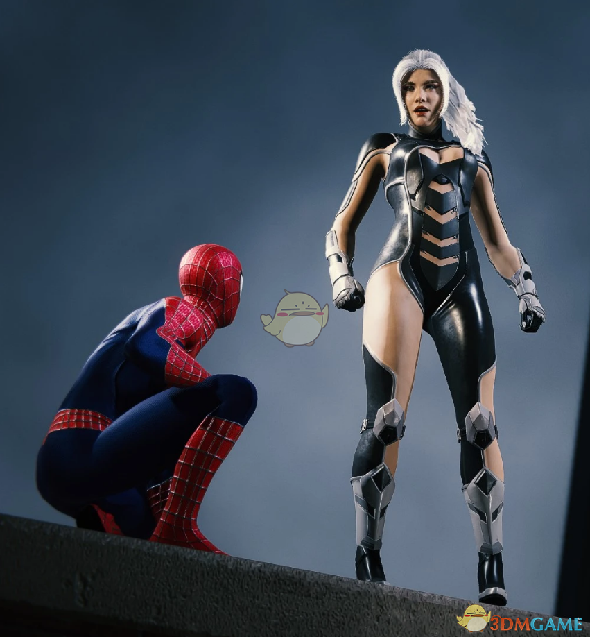 《漫威蜘蛛侠：重置版》黑猫性感new suit战斗盔甲腿部镂空插件MOD