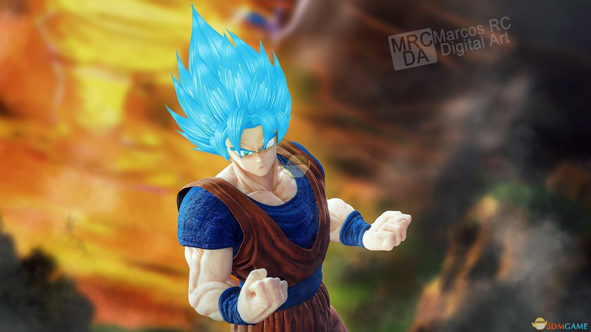 《生化危机3：重制版》悟空超级赛亚人蓝MOD