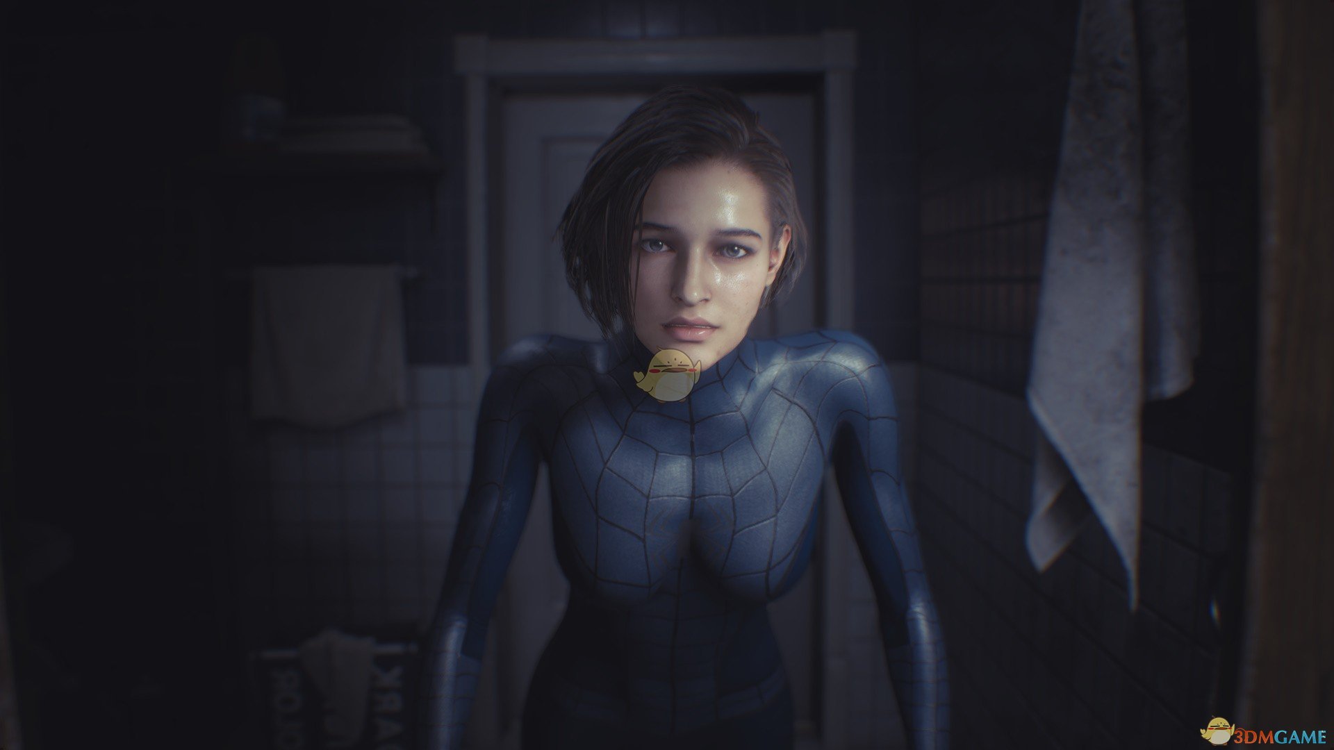 《生化危机3：重制版》吉尔黑色蜘蛛侠MOD