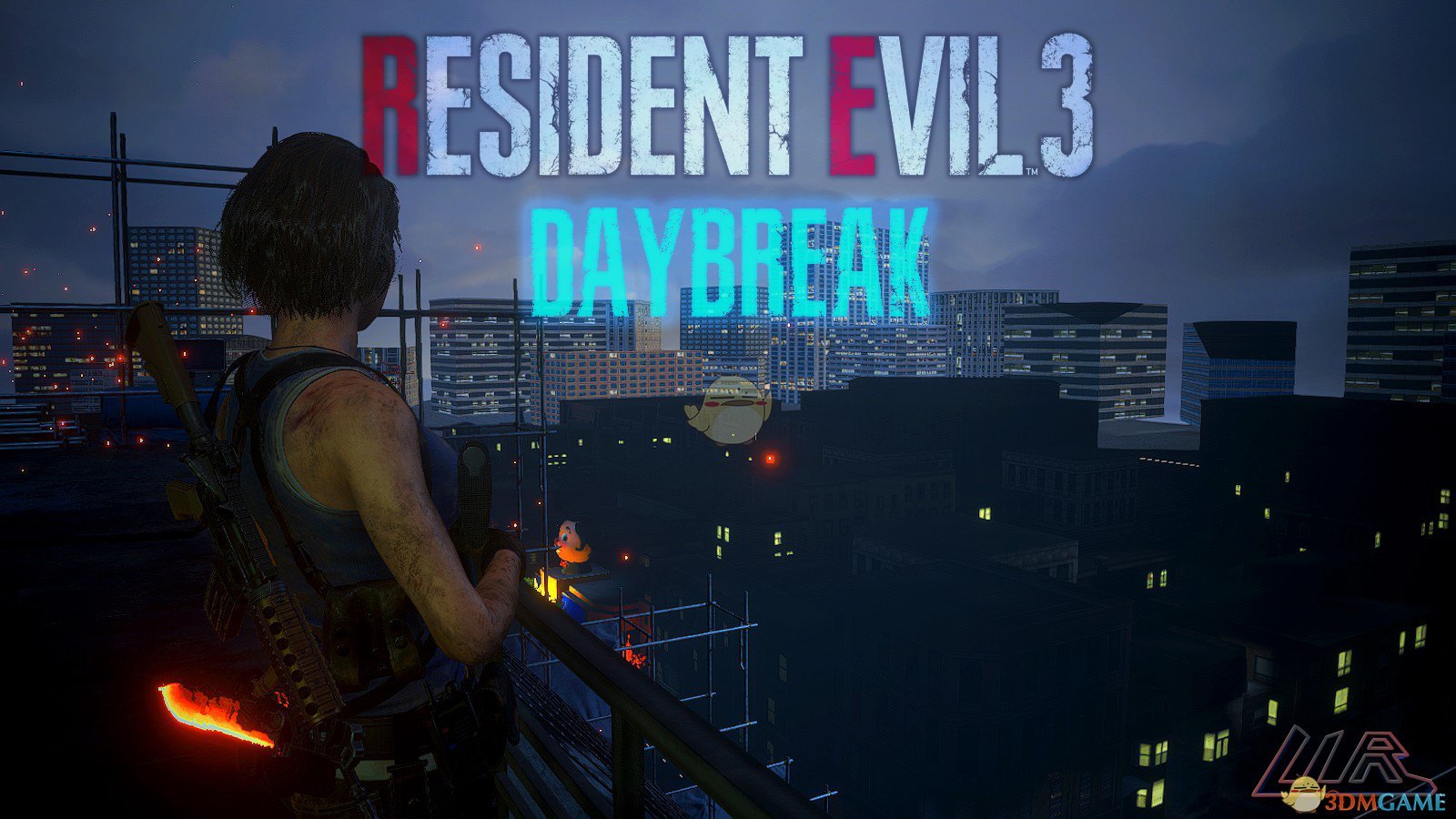 《生化危机3：重制版》黎明时的天空 重新修改贴图纹理MOD