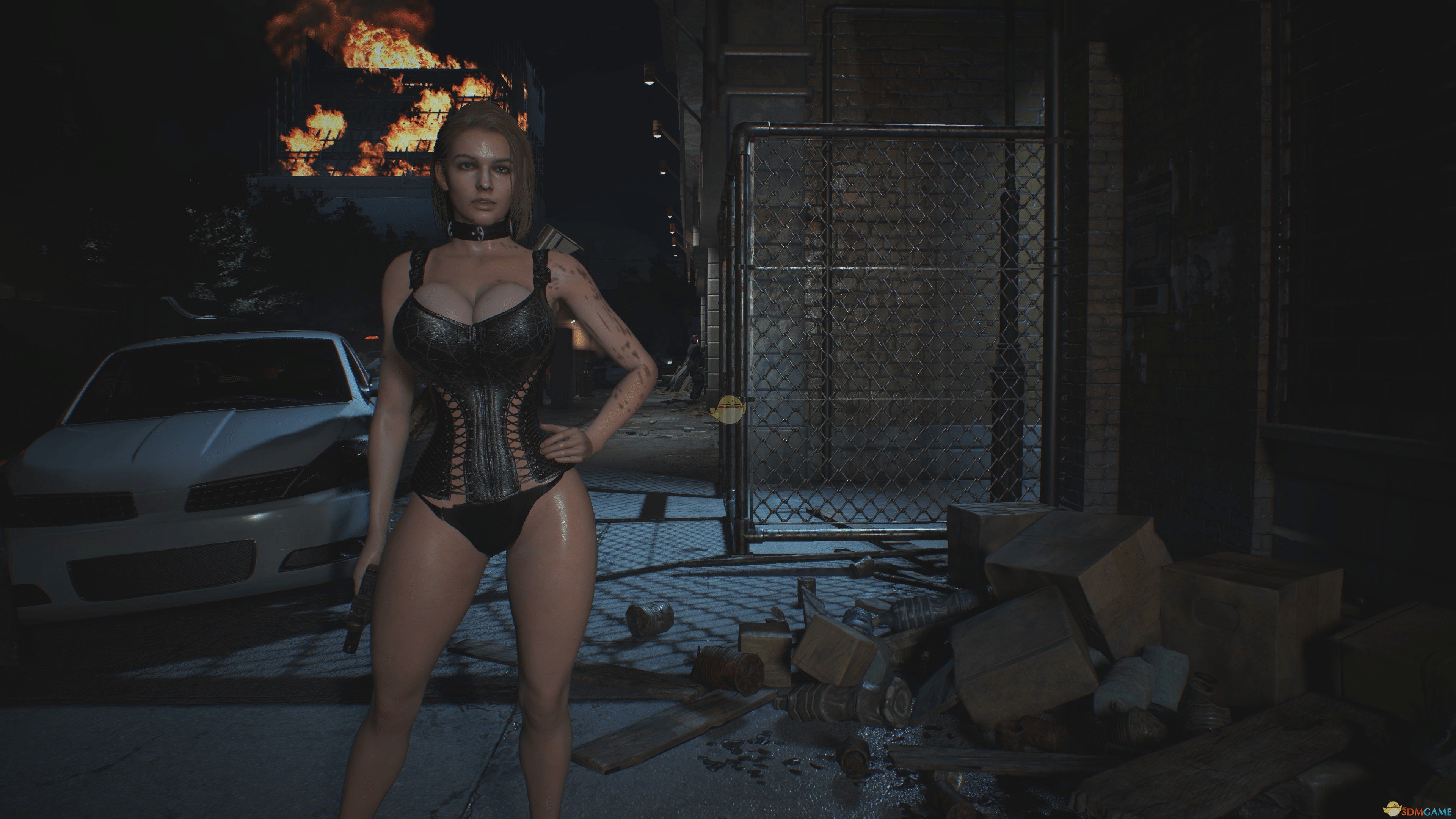 《生化危机3：重制版》四色花系吉尔黑蔷薇MOD