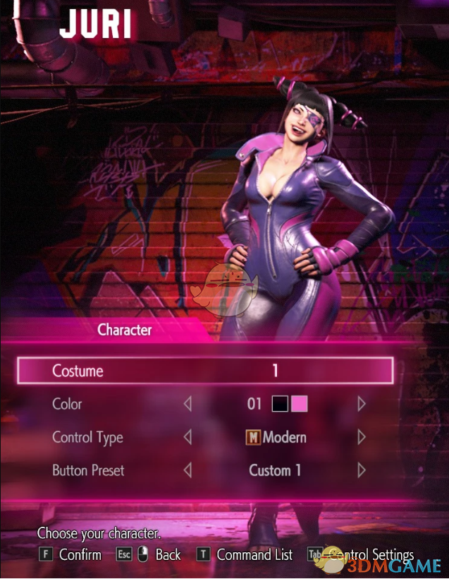 《街头霸王6》韩蛛俐的经典服装MOD