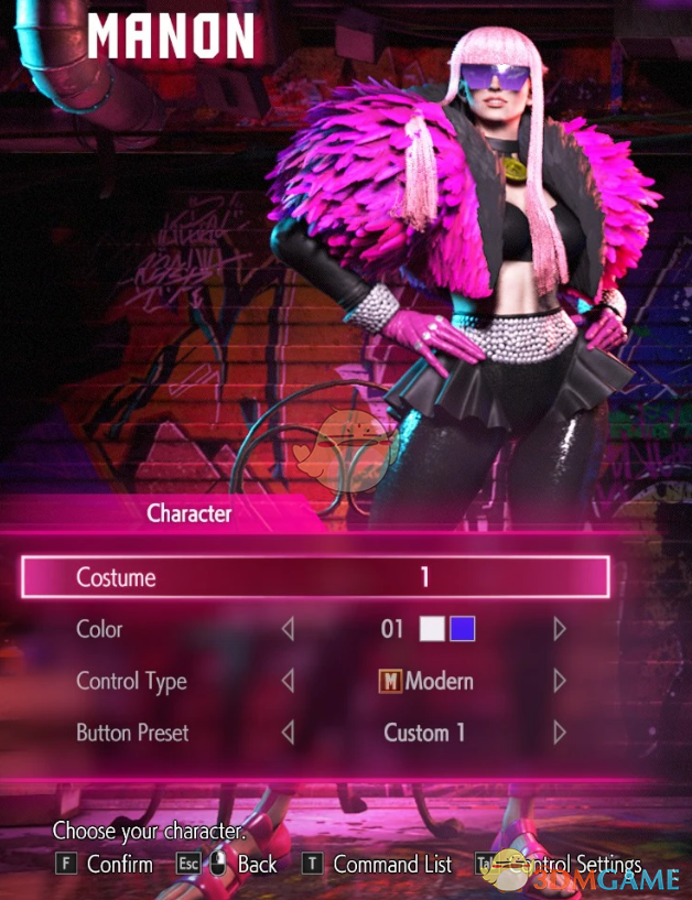 《街头霸王6》曼侬的经典服装MOD