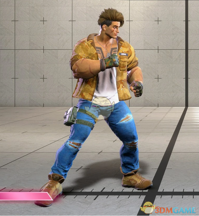 《街头霸王6》不戴帽子的卢克坦克服装2MOD