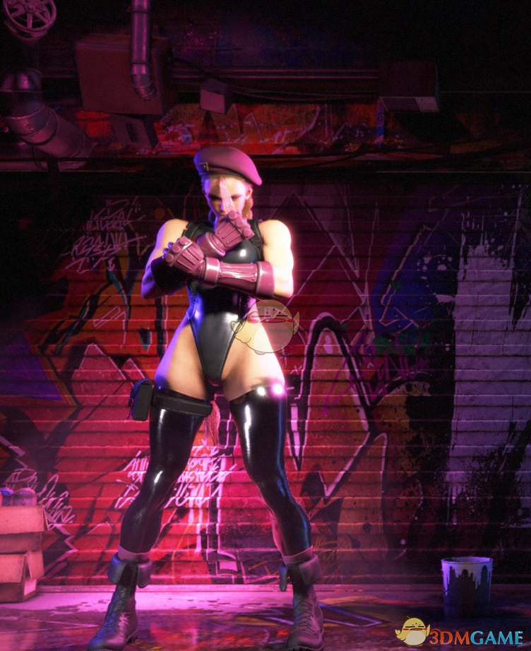 《街头霸王6》穿黑色油光长筒袜的嘉米MOD