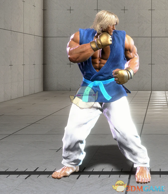 《街头霸王6》穿蓝色空手道服的肯MOD
