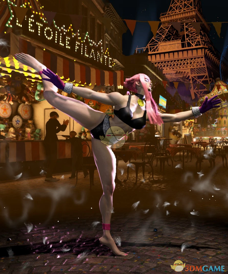 《街头霸王6》穿奢华内衣的无镜片曼侬默认服装2MOD