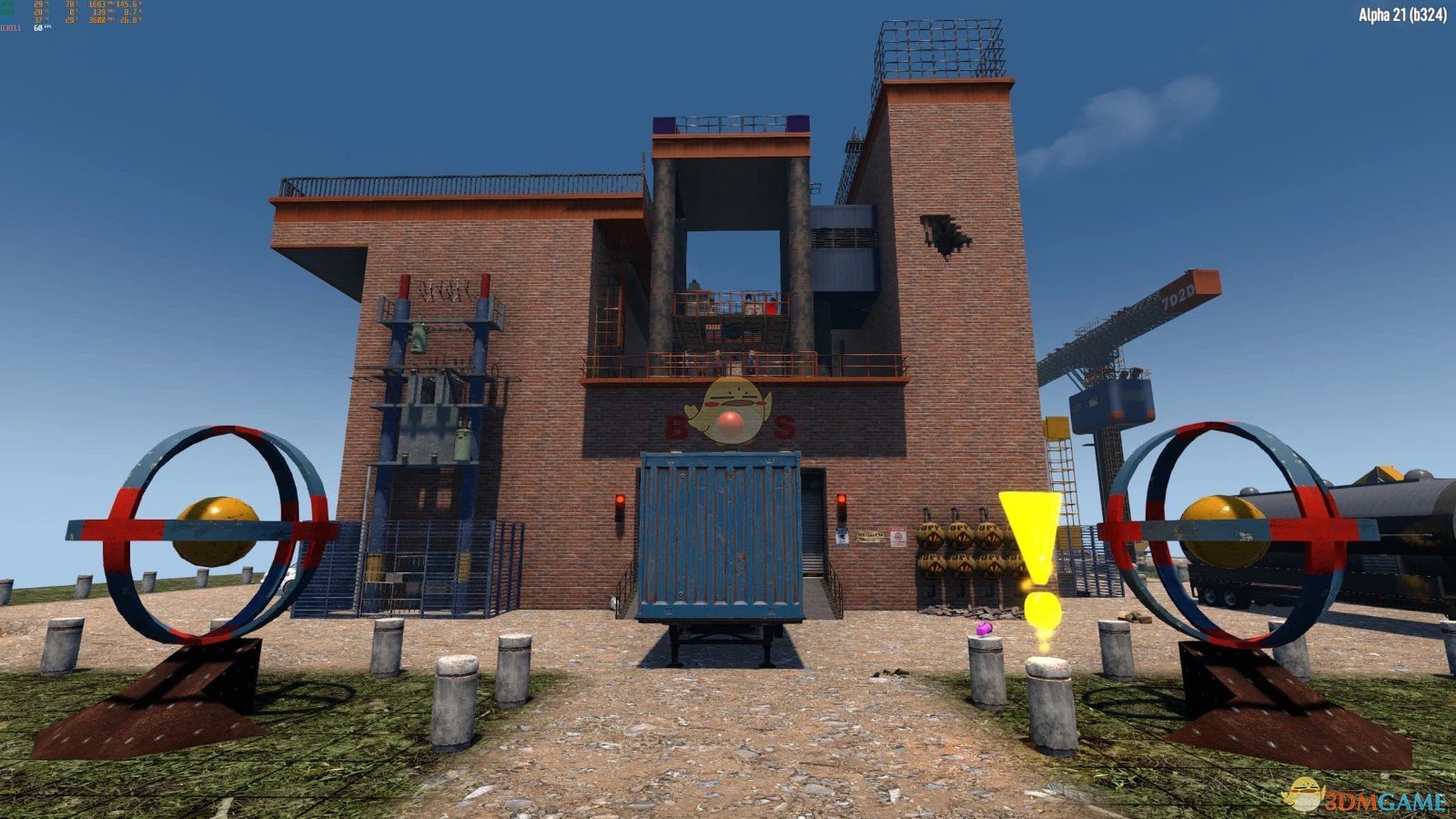 《七日杀》B.O.S.工厂A21MOD