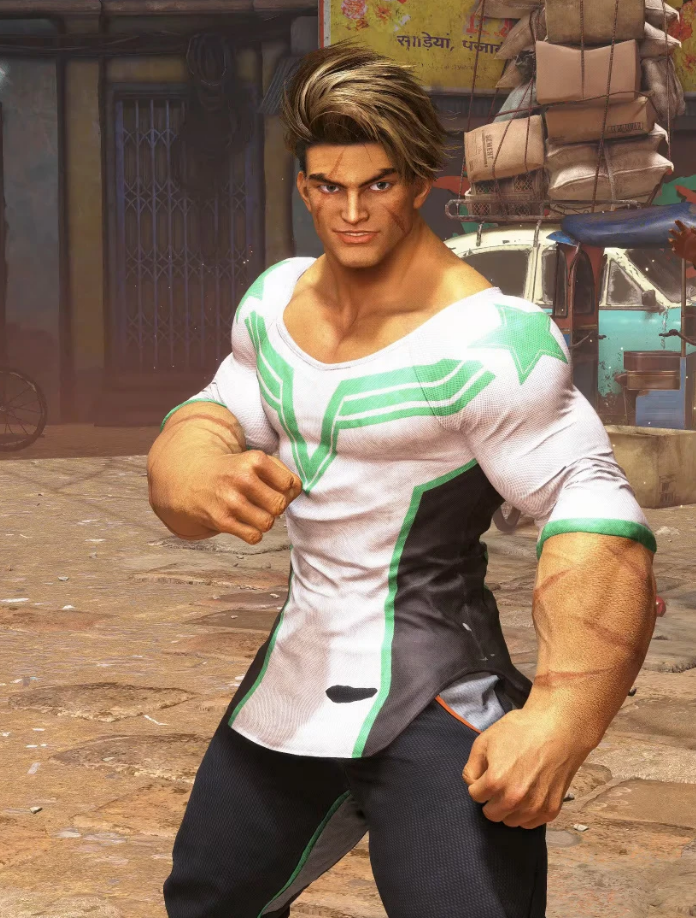 《街头霸王6》没穿夹克和手套的卢克MOD