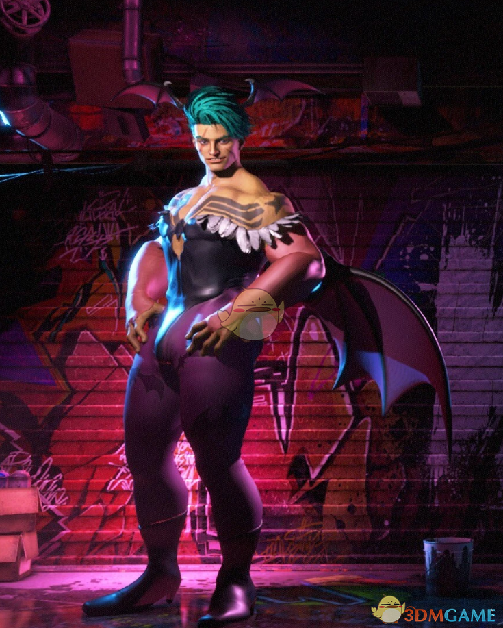 《街头霸王6》cos魅魔莫莉卡的卢克MOD