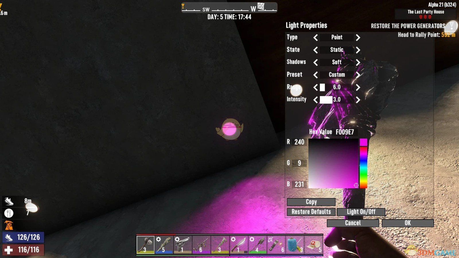 《七日杀》POI灯光大师A21MOD