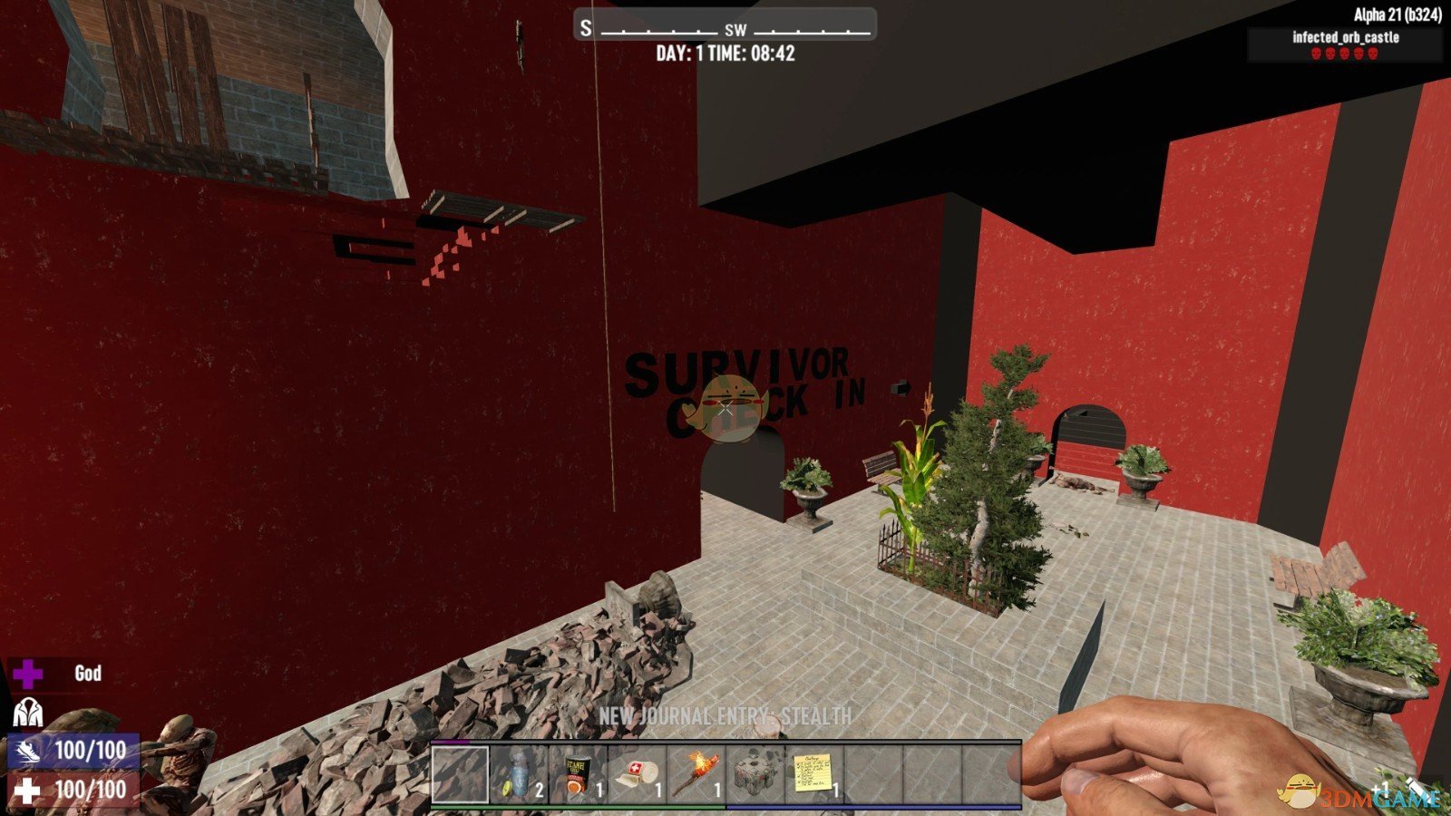 《七日杀》受感染的五层城堡/幸存者避难所A21MOD