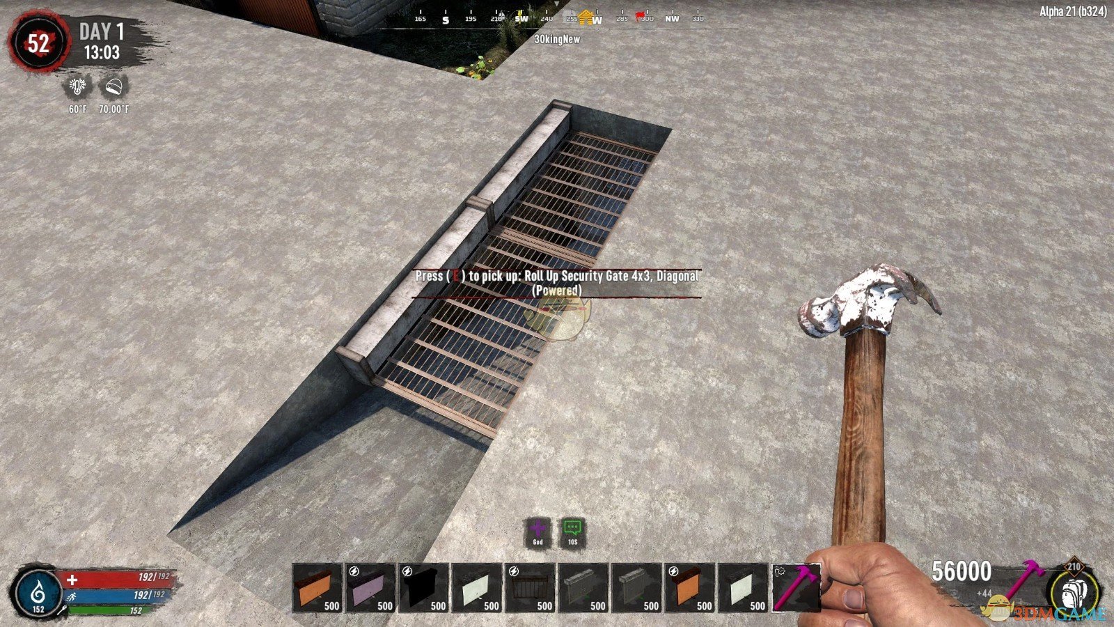 《七日杀》Inix-旋转卷帘门A21MOD