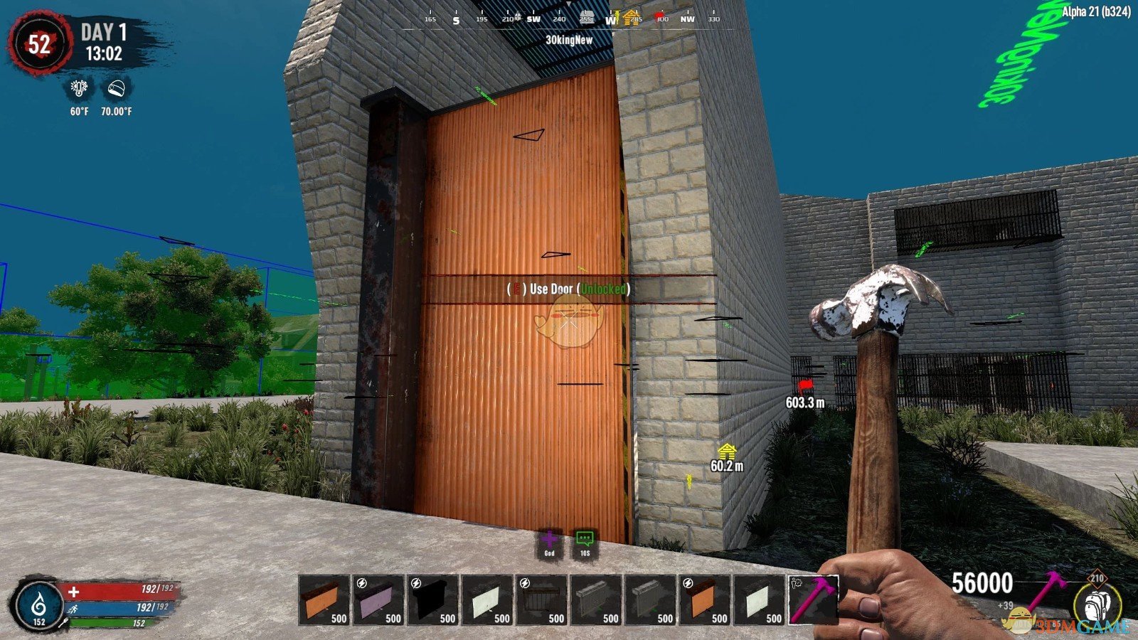 《七日杀》Inix-旋转卷帘门A21MOD