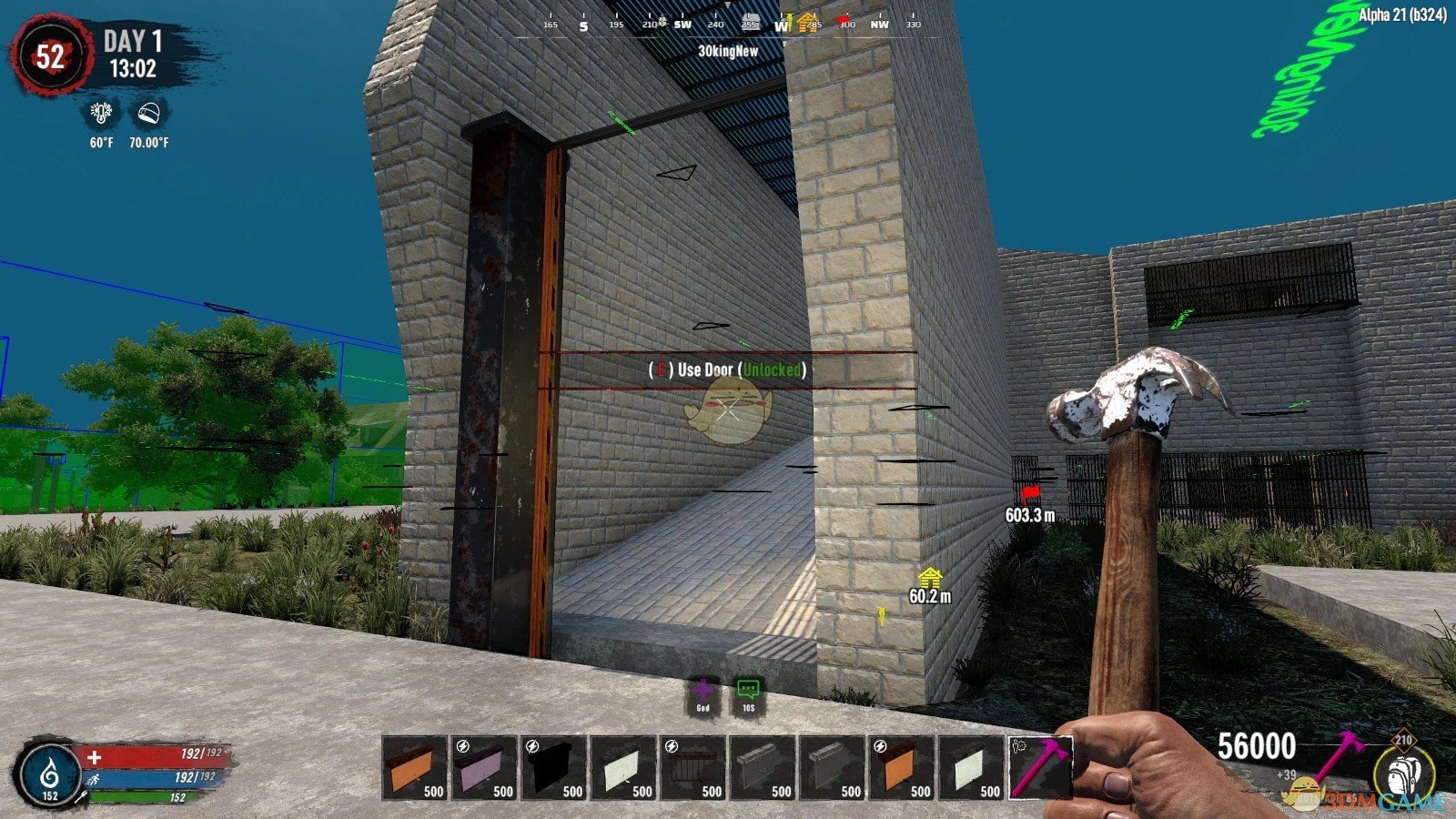 《七日杀》Inix-旋转卷帘门A21MOD