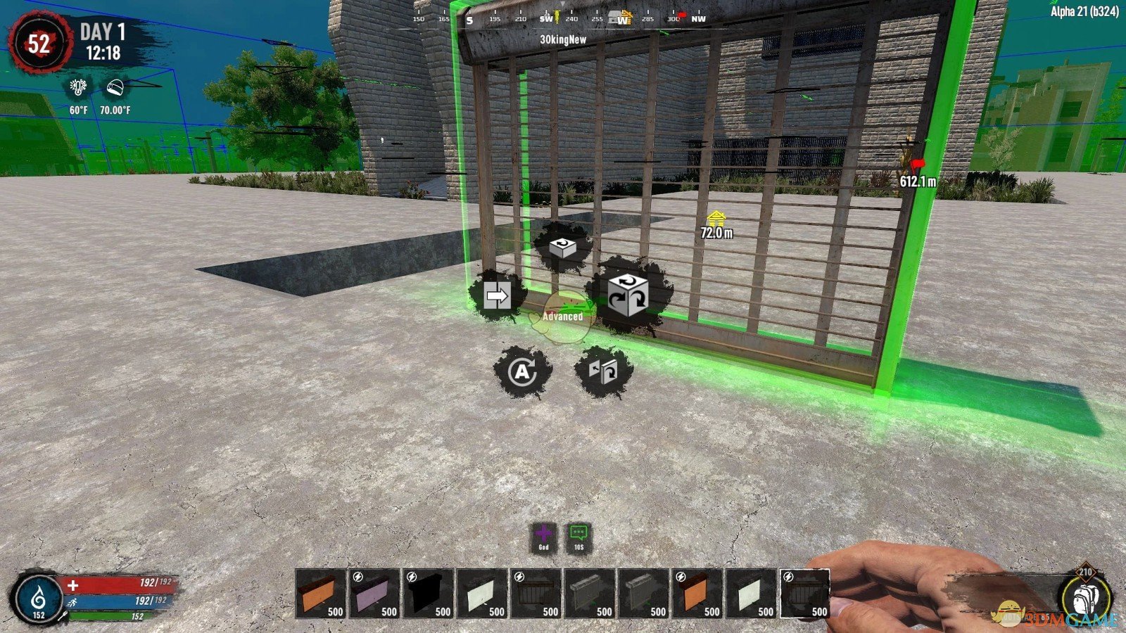 《七日杀》Inix-旋转卷帘门A21MOD