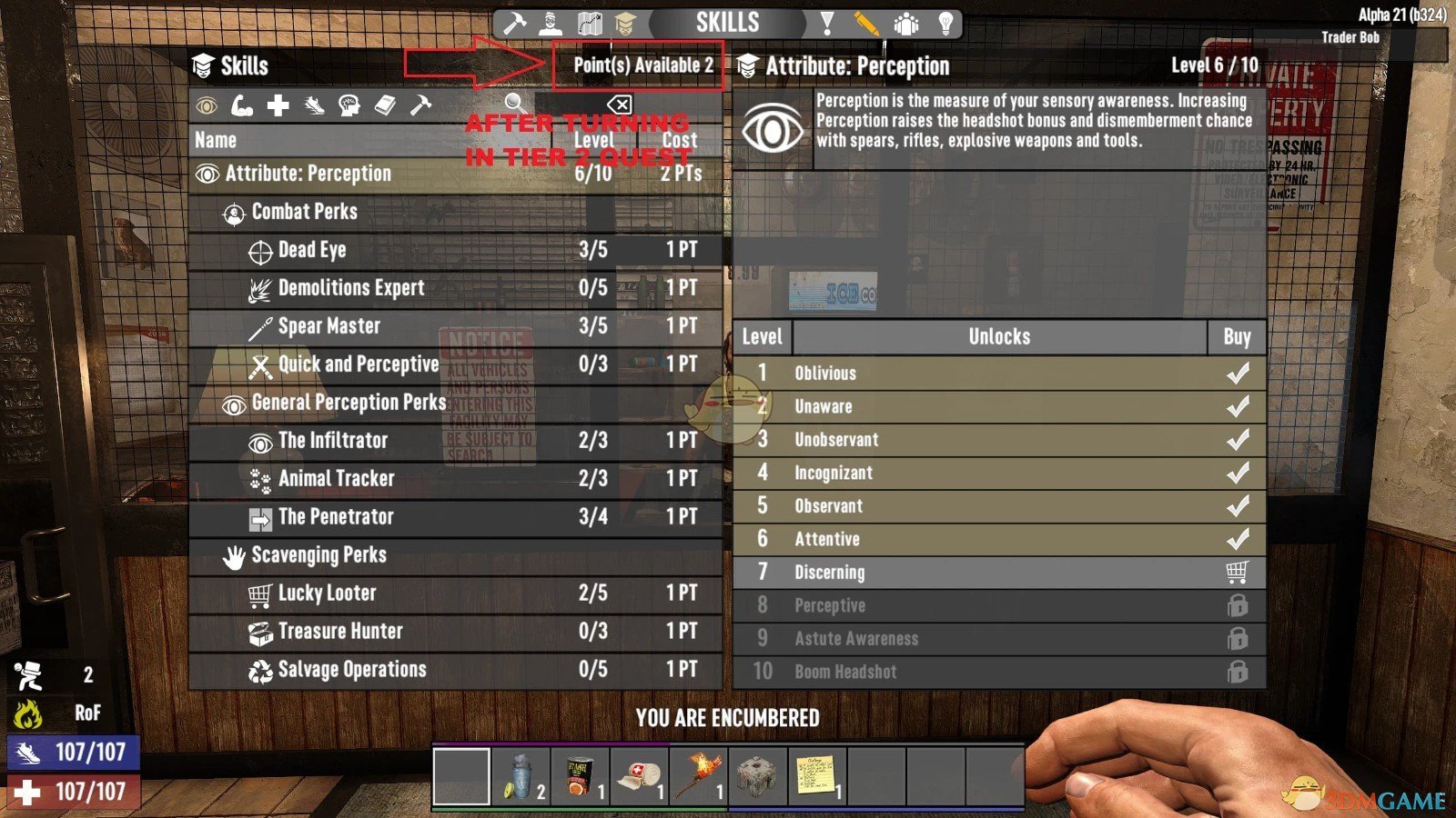 《七日杀》任务奖励技能A21MOD