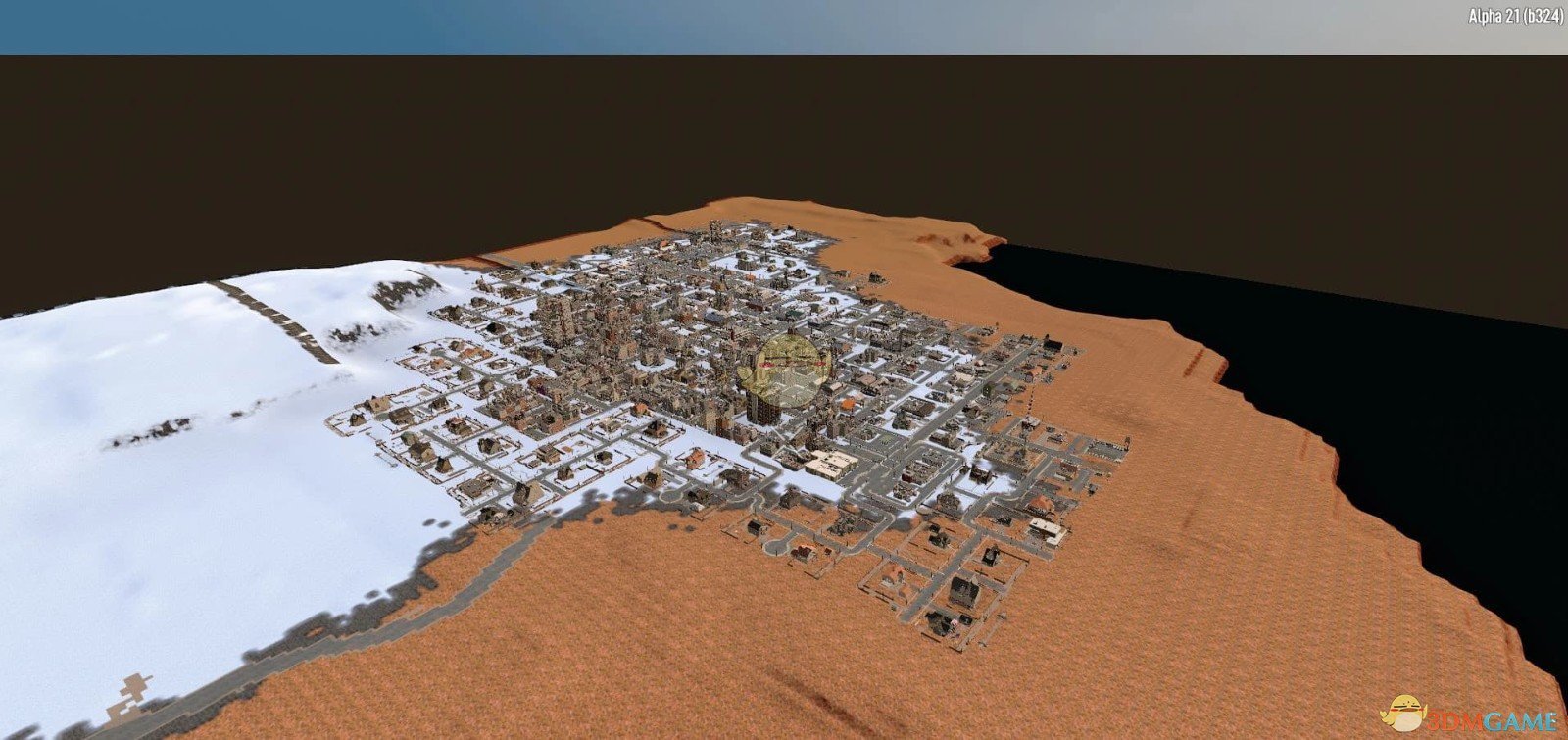 《七日杀》FluffyPanda绝地求生Erangel小岛10K地图A21MOD