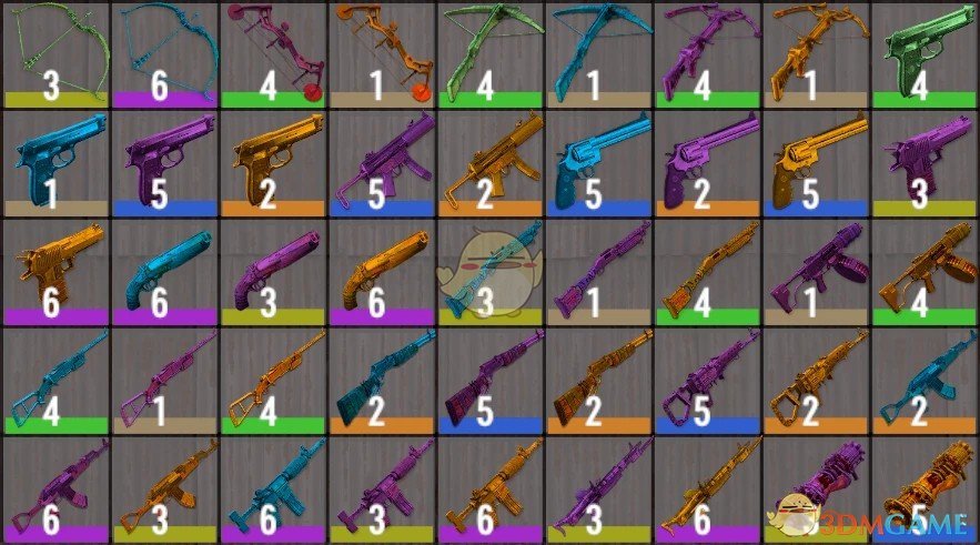 《七日杀》Marisas彩色传奇武器A21MOD