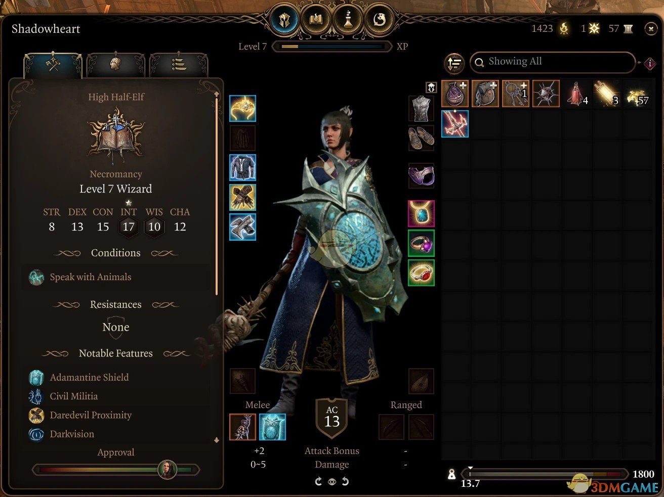 《博德之门3》携带重量增加MOD