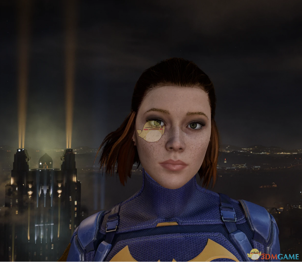 《哥谭骑士》摘下面具的黑色霓虹套装蝙蝠女MOD