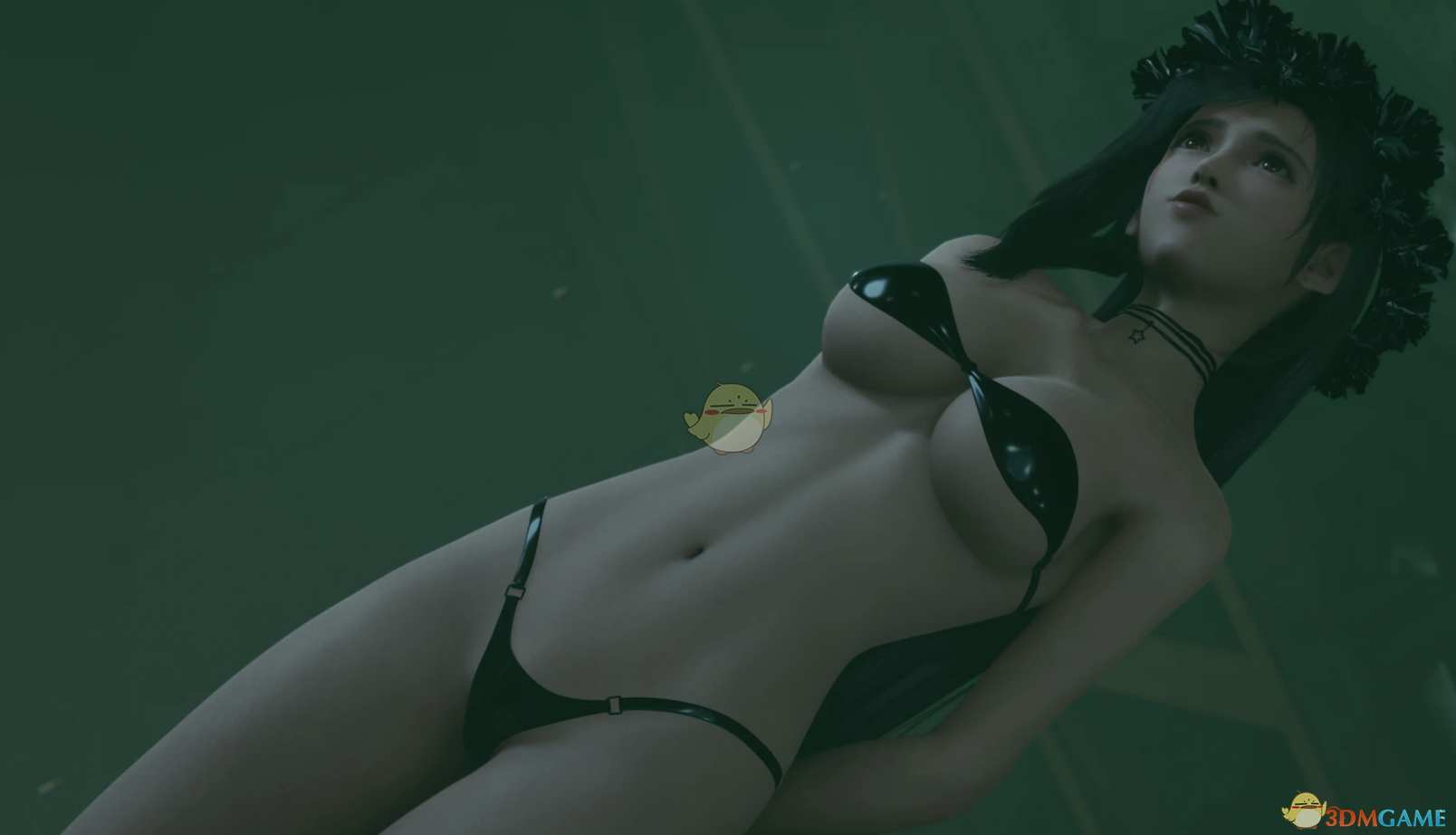 《最终幻想7：重制版》穿夏日乳胶比基尼的蒂法MOD