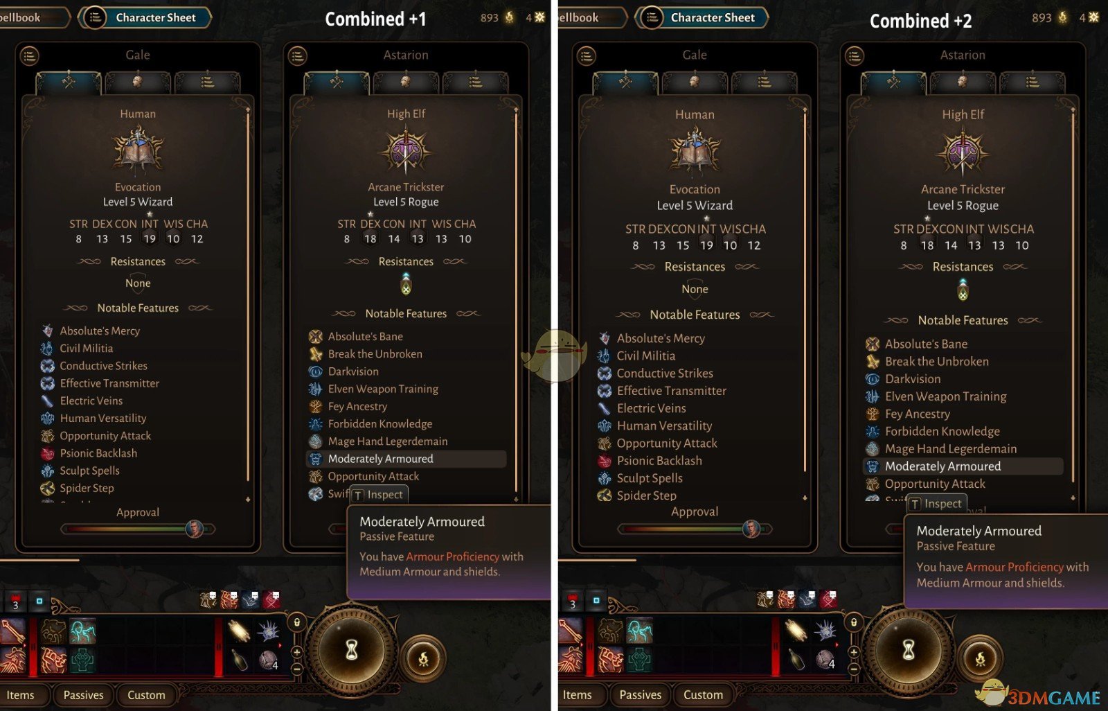 《博德之门3》更简单的文本MOD