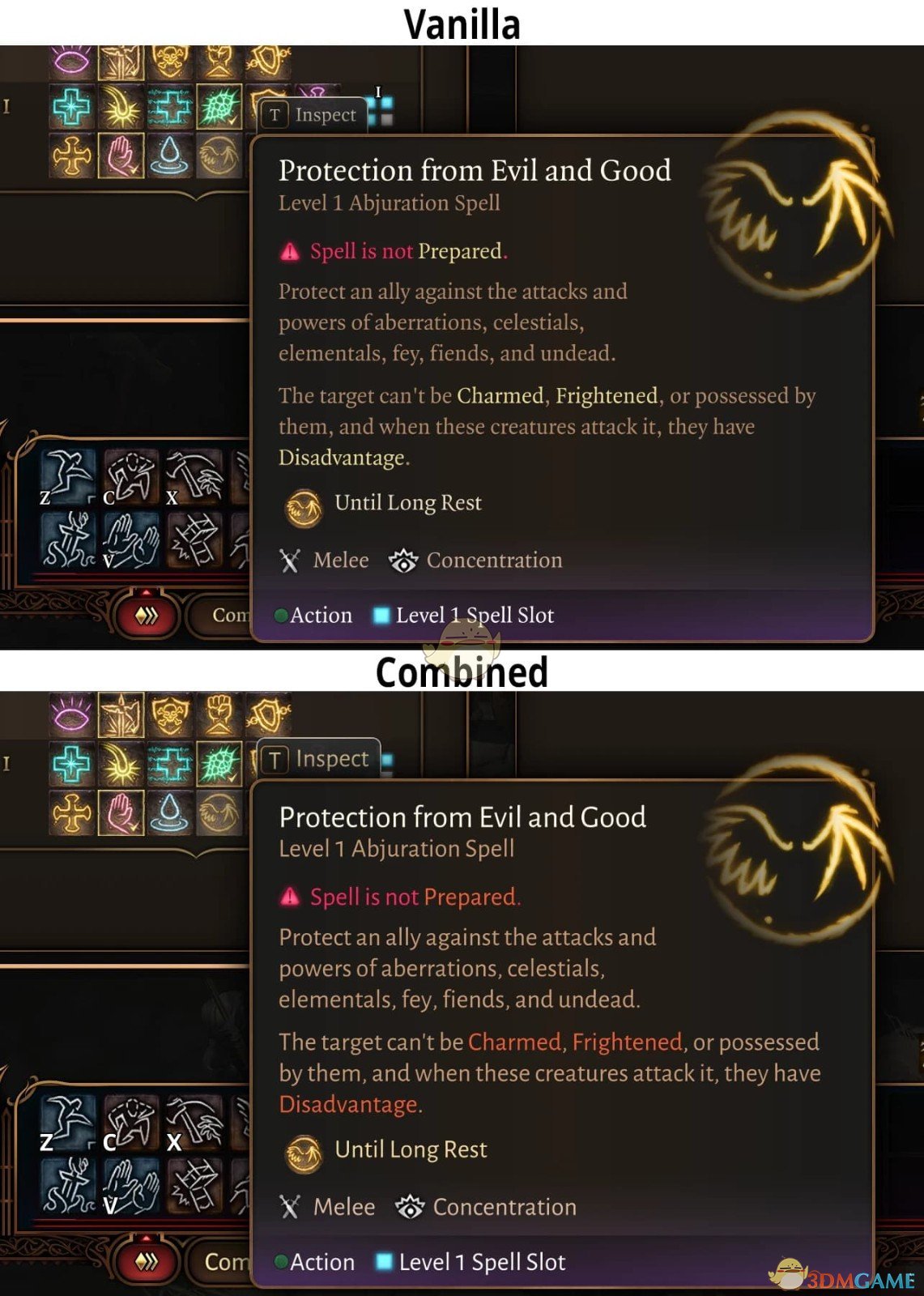 《博德之门3》更简单的文本MOD