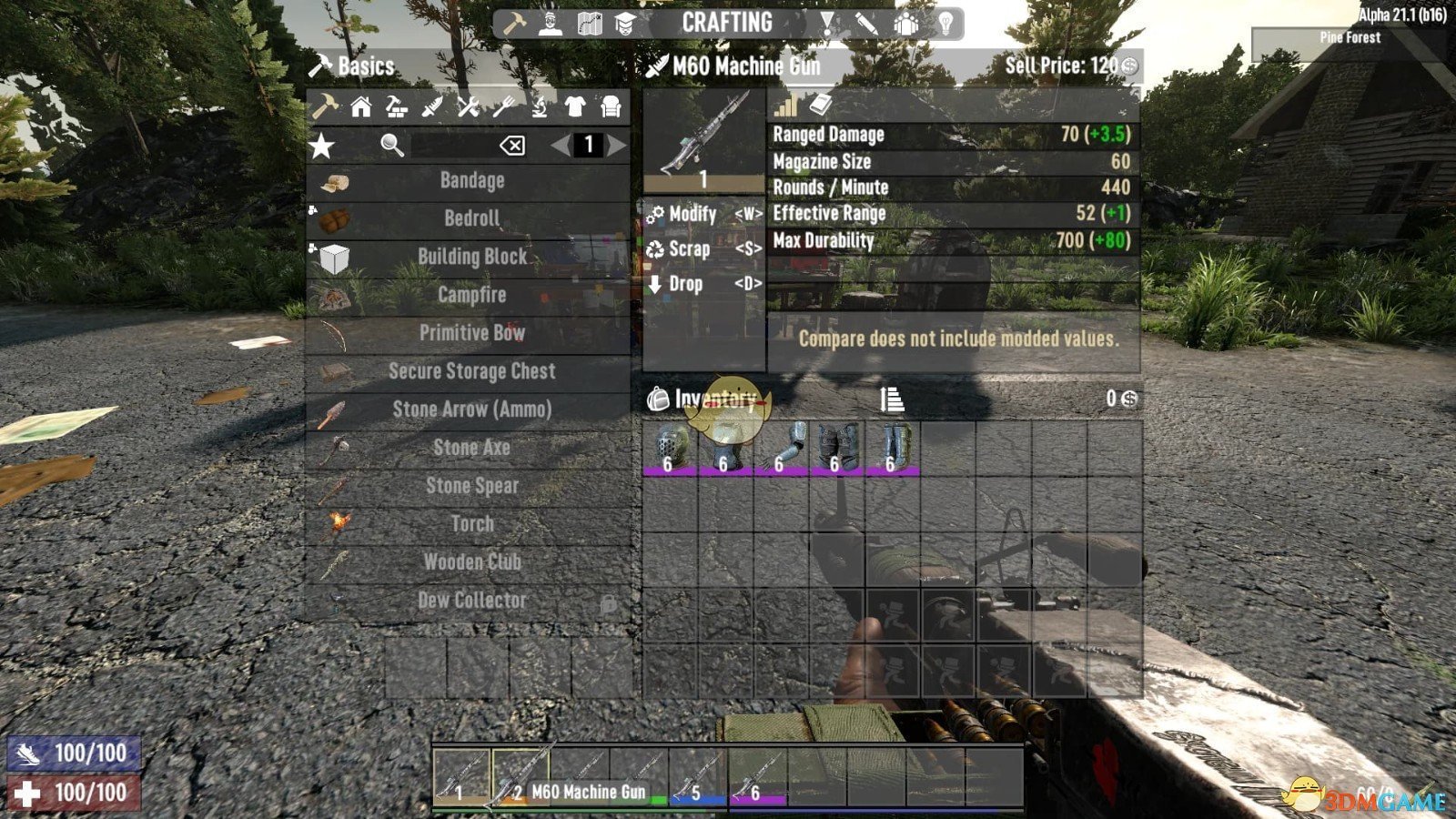 《七日杀》没有随机物品属性A21MOD