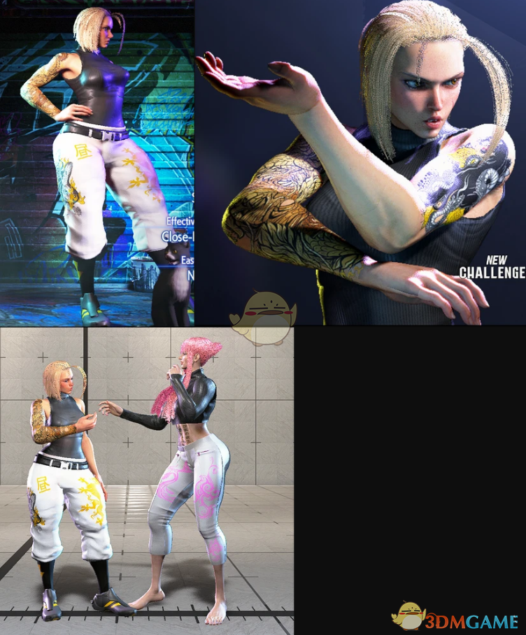 《街头霸王6》黑色皮衣的日本黑帮嘉米MOD