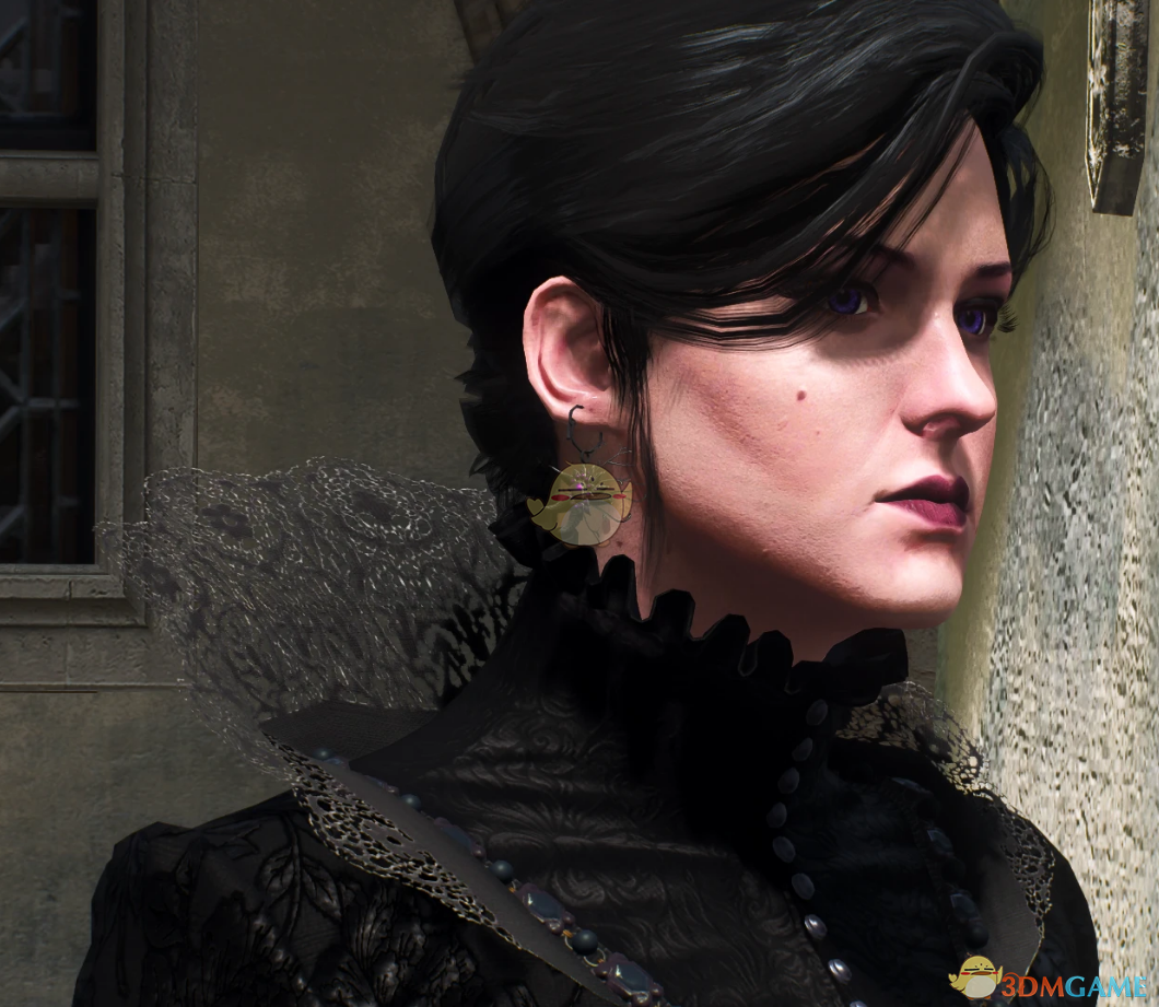 《巫师3：狂猎》优雅耳饰的叶奈法MOD