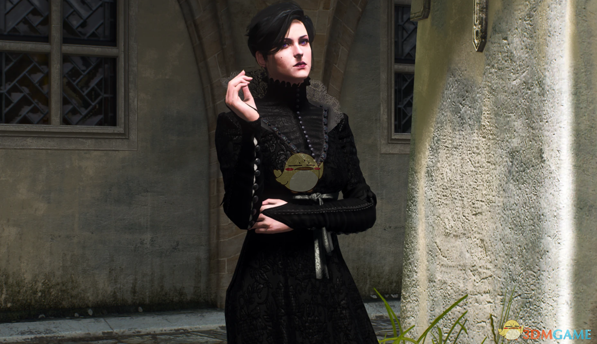 《巫师3：狂猎》优雅短发的耳饰叶奈法MOD