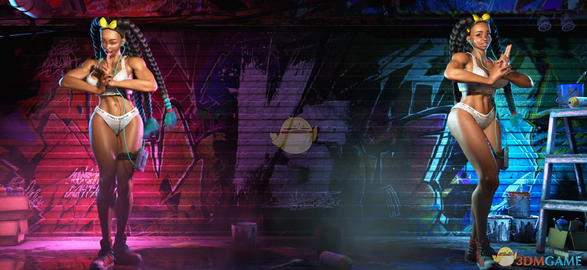 《街头霸王6》穿CK内衣的运动鞋金佰莉合集MOD