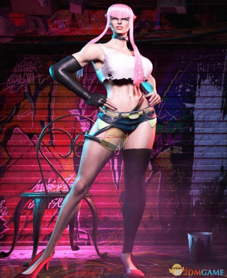 《街头霸王6》穿高跟鞋不戴帽子的毒刺玫瑰曼侬MOD