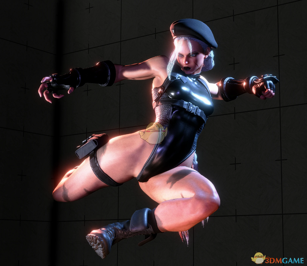 《街头霸王6》穿皮衣的哥特黑唇嘉米默认2MOD