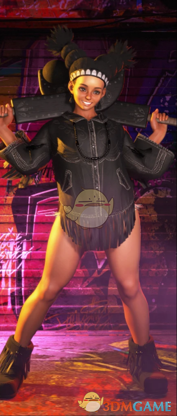 《街头霸王6》黑色服装的哥特莉莉MOD
