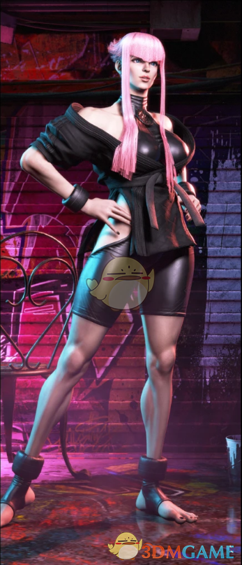 《街头霸王6》黑色服装的哥特曼侬1MOD